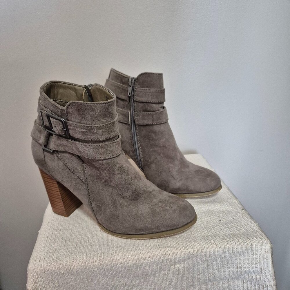 Faux Suede Booties